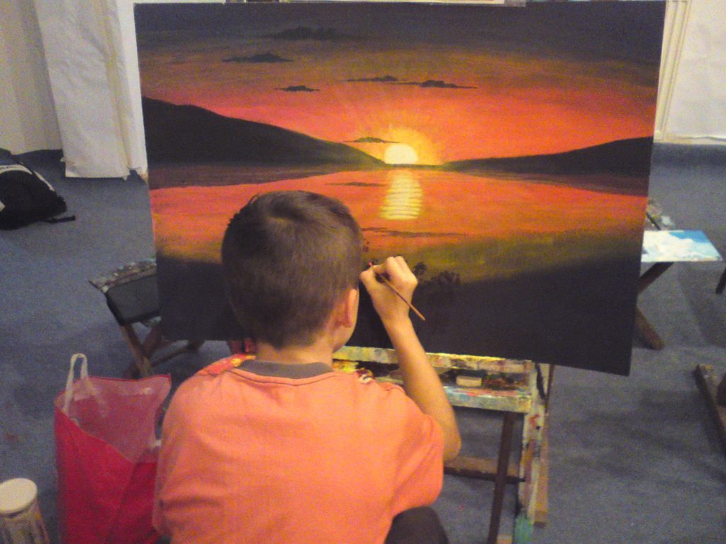 نقاشی کودک 9 تا 11